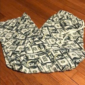 Money pajama bottoms